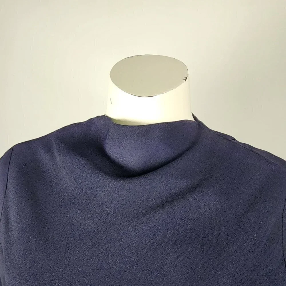 Teal Traina New York 1960s Navy Blue Top & Dress Set Size XS - Picture 2 of 15